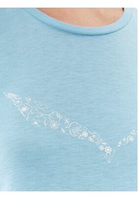 Salewa Koszulka techniczna Solid Dry W 27019 Niebieski Regular Fit. Kolor: niebieski. Materiał: syntetyk #4