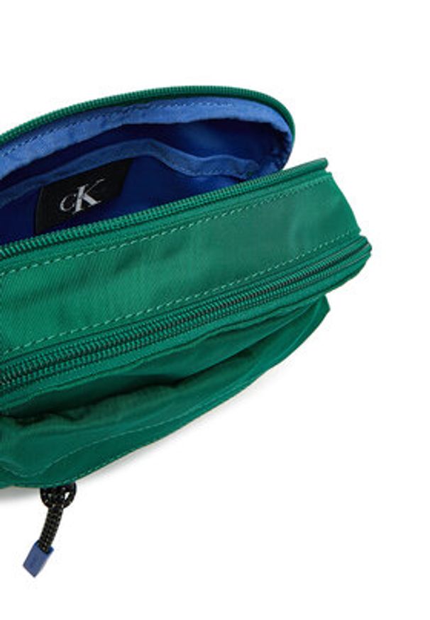 Calvin Klein Saszetka Bold Reporter LV04D3421G Zielony. Kolor: zielony. Materiał: materiał