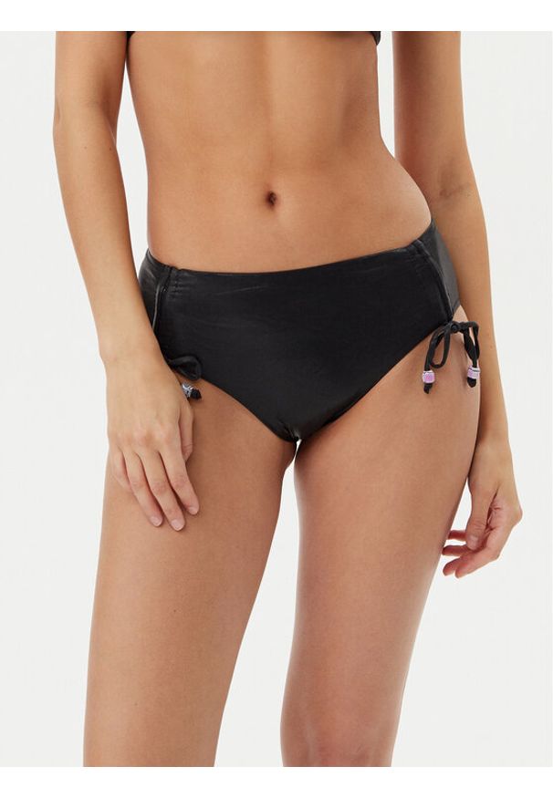 Chantelle Dół od bikini Pulp Metallic C22KC5 Czarny. Kolor: czarny. Materiał: syntetyk