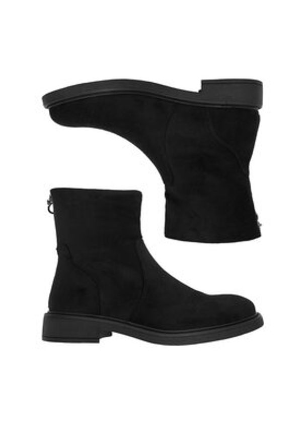 Clara Barson Botki CEO-WS2169-04 Czarny. Kolor: czarny. Materiał: materiał