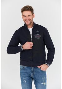 Aeronautica Militare - AERONAUTICA MILITARE Granatowa męska bluza Felpa, Rozmiar XXL. Kolor: niebieski