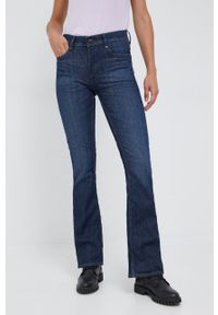 G-Star RAW - G-Star Raw jeansy damskie high waist. Stan: podwyższony. Kolor: niebieski #1