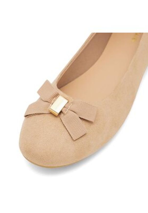 Jenny Fairy Baleriny WYL04066-1 Beżowy. Kolor: beżowy. Materiał: materiał