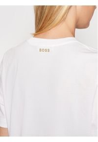 BOSS - Boss T-Shirt Ecosa 50457259 Biały Relaxed Fit. Kolor: biały. Materiał: bawełna #4