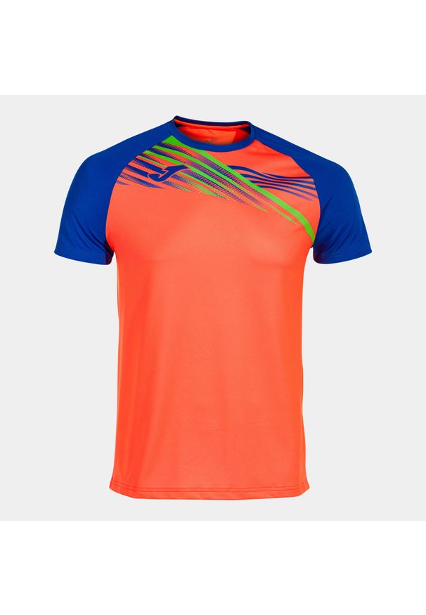 Koszulka do biegania męska Joma Elite X. Kolor: niebieski, czerwony, różowy, wielokolorowy