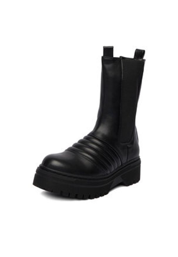 DeeZee Sztyblety 12888-5-BLACK PU Czarny. Kolor: czarny. Materiał: materiał