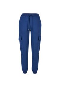 Damski strój do joggingu typu cargo Urban Classics. Kolor: niebieski. Długość: długie. Sport: bieganie #1