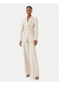 Maryley Spodnie materiałowe 26EB598/43LA Beżowy Regular Fit. Kolor: beżowy. Materiał: syntetyk #3
