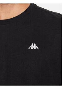 Kappa T-Shirt 313002 Czarny Regular Fit. Kolor: czarny. Materiał: bawełna #4