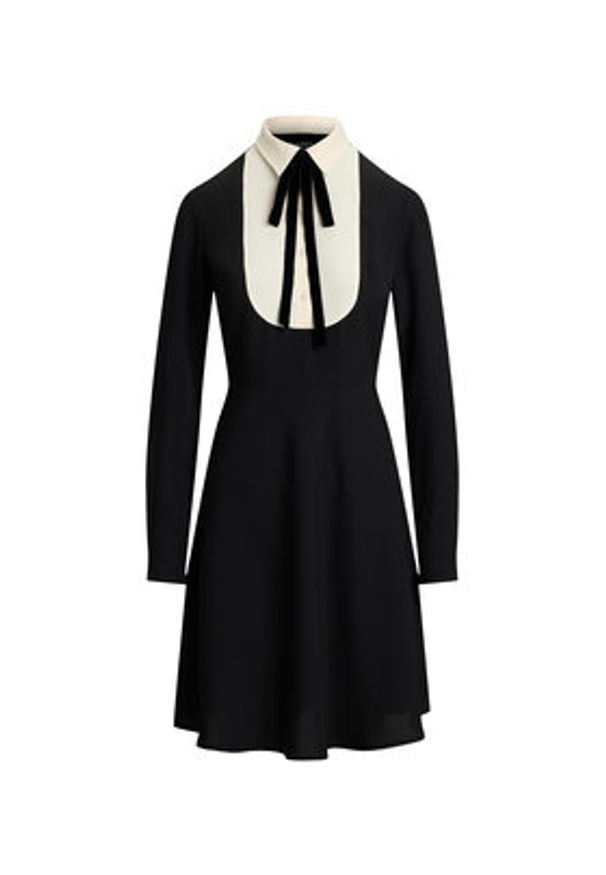 Lauren Ralph Lauren - LAUREN RALPH LAUREN Sukienka codzienna 200979908001 Czarny Flare Fit. Okazja: na co dzień. Kolor: czarny. Materiał: syntetyk. Typ sukienki: proste. Styl: casual
