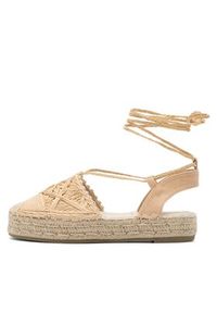 DeeZee Espadryle WSS990-205 Beżowy. Kolor: beżowy. Materiał: materiał #3