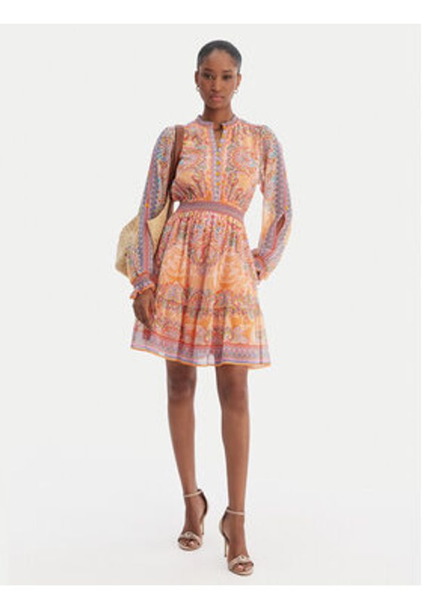 Hale bob - Hale Bob Sukienka letnia Eleanora 5YTK662A Pomarańczowy Regular Fit. Kolor: pomarańczowy. Materiał: syntetyk. Sezon: lato