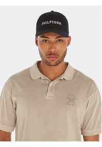 TOMMY HILFIGER - Tommy Hilfiger Czapka z daszkiem Th Monotype Soft 6 Panel Cap AM0AM12154 Czarny. Kolor: czarny. Materiał: materiał #3
