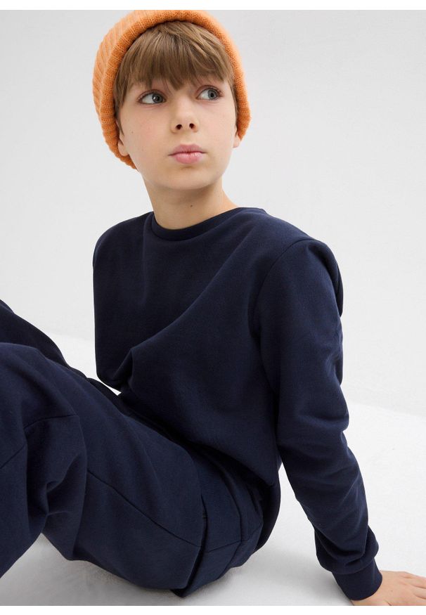 bonprix - Bluza z miękkiego materiału z bawełną (2 szt.). Kolor: szary. Materiał: bawełna, materiał