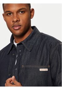 Calvin Klein Jeans Koszula jeansowa J30J326584 Granatowy Regular Fit. Kolor: niebieski. Materiał: bawełna #3