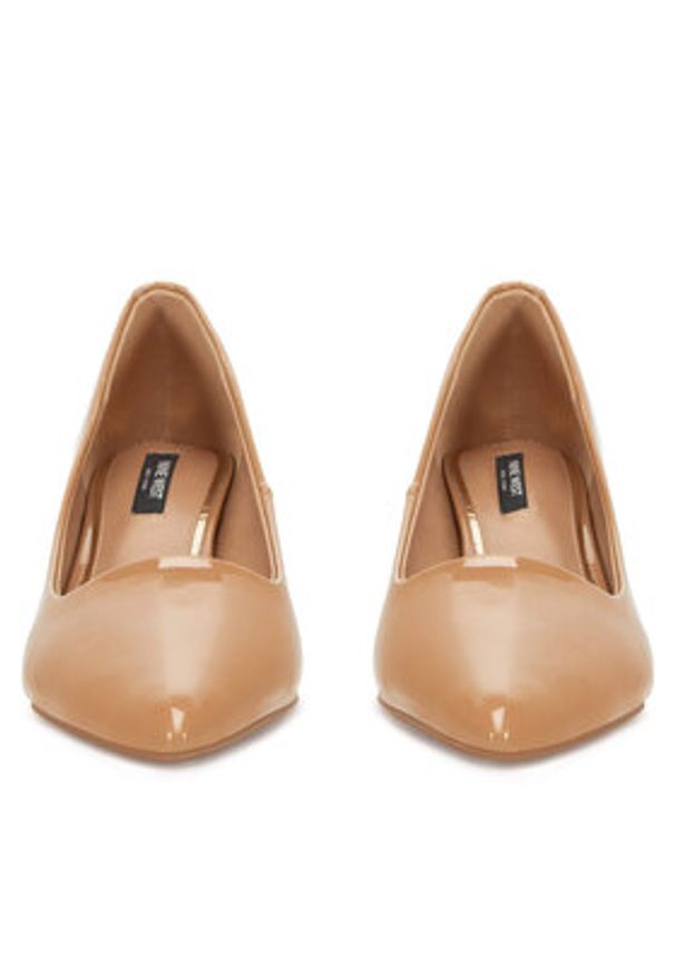 Nine West Szpilki WFA3042-1 Beżowy. Kolor: beżowy. Materiał: skóra. Obcas: na szpilce
