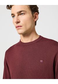 Wrangler - WRANGLER MĘSKI SWETER KNIT SWEATER DAHLIA 112357203 W8F2016299. Styl: elegancki
