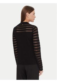 LOLA CASADEMUNT Bluzka LF2511015 Czarny Slim Fit. Kolor: czarny. Materiał: wiskoza