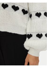 Pieces Sweter Nove 17152014 Écru Regular Fit. Materiał: syntetyk #8