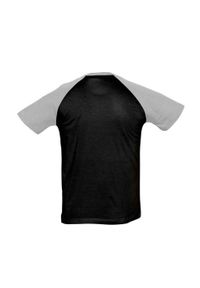 SOL'S - Funky Raglan T-shirt Unisex Dla Dorosłych. Kolor: czarny. Długość rękawa: raglanowy rękaw