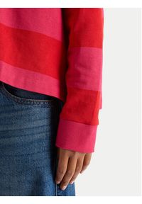 Mustang Polo Anna 1016773 Czerwony Relaxed Fit. Typ kołnierza: polo. Kolor: czerwony. Materiał: bawełna #2