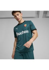 Puma - Męska koszulka wyjazdowa RC Lens 24/25 PUMA Varsity Green Black. Kolor: czarny, zielony, wielokolorowy. Sport: piłka nożna