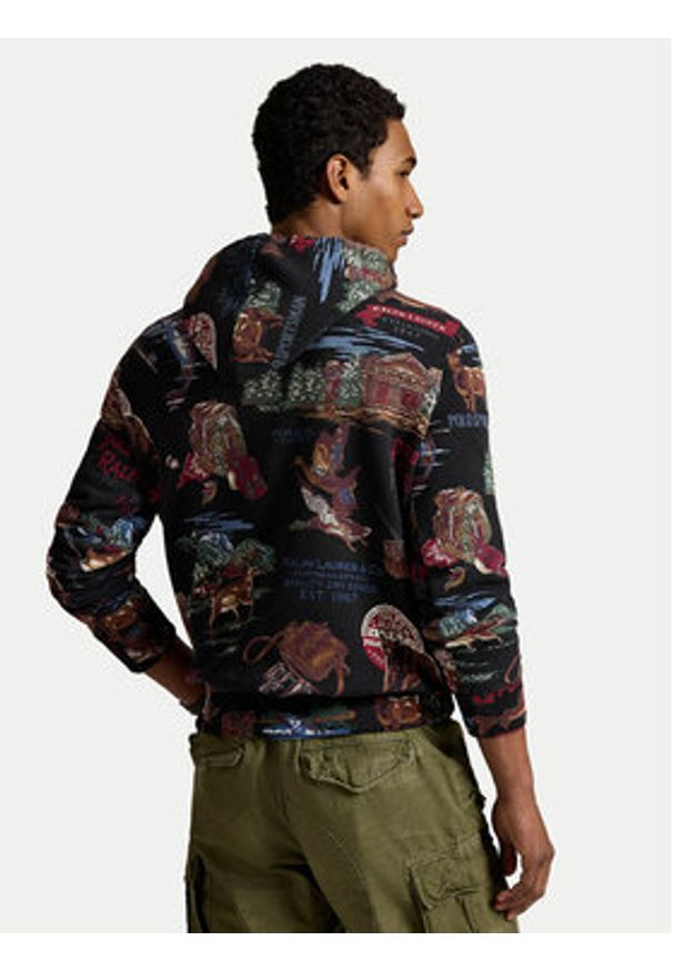 Polo Ralph Lauren Bluza 710980790001 Czarny Regular Fit. Typ kołnierza: polo. Kolor: czarny. Materiał: bawełna