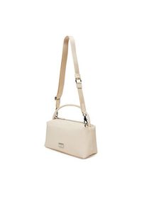 Tommy Jeans Torebka Tjw American Cool Shoulder Bag AW0AW17531 Beżowy. Kolor: beżowy. Materiał: skórzane