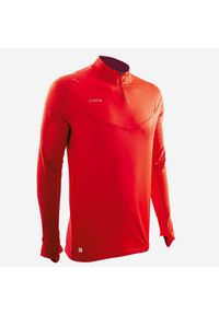 KIPSTA - Bluza do piłki nożnej Kipsta CLR Club. Kolor: czerwony. Materiał: materiał. Sport: piłka nożna, bieganie #1