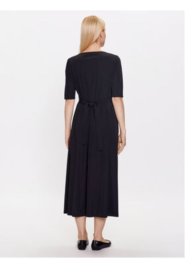 Max Mara Leisure Sukienka codzienna Pattino 2336260234 Czarny Regular Fit. Okazja: na co dzień. Kolor: czarny. Materiał: syntetyk. Typ sukienki: proste. Styl: casual