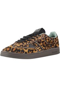 TOMMY HILFIGER - Buty TOMMY JEANS THE GREENWICH EDGE LEOPA Nadruk zwierzęcy. Kolor: wielokolorowy. Materiał: jeans. Wzór: nadruk, motyw zwierzęcy. Styl: sportowy