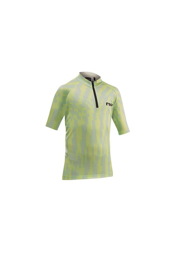 Koszulka rowerowa dla dzieci NORTHWAVE Force Evo Junior Jersey. Kolor: żółty. Materiał: jersey. Sport: kolarstwo