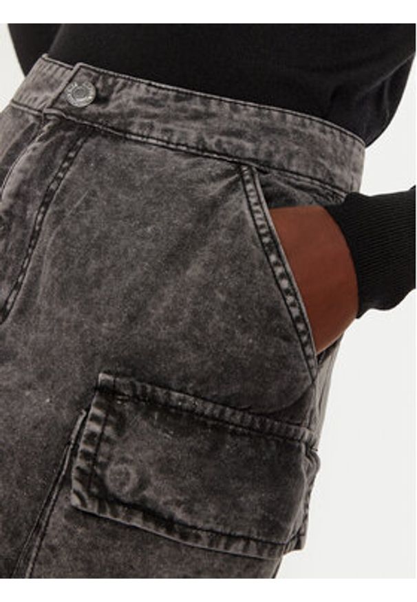 Alpha Industries Spódnica jeansowa 148068 Szary Regular Fit. Kolor: szary. Materiał: bawełna