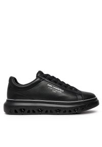 Karl Lagerfeld - KARL LAGERFELD Sneakersy Kapri Kite KL54525 Czarny. Kolor: czarny. Materiał: skóra #1