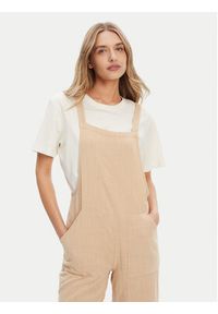 Billabong Ogrodniczki ABJWD00686 Beżowy Regular Fit. Kolor: beżowy. Materiał: bawełna #5