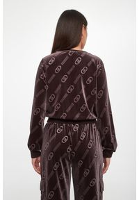 Liu Jo - Bluza damska welurowa LIU JO. Materiał: welur