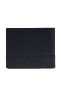 TOMMY HILFIGER - Tommy Hilfiger Duży Portfel Męski Th Corp Mini Cc Wallet AM0AM13244 Granatowy. Kolor: niebieski. Materiał: skóra #3
