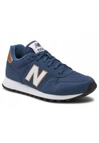 Buty na codzień New Balance 500 Damskie sportowe sneakersy. Okazja: na co dzień. Kolor: niebieski. Sport: turystyka piesza