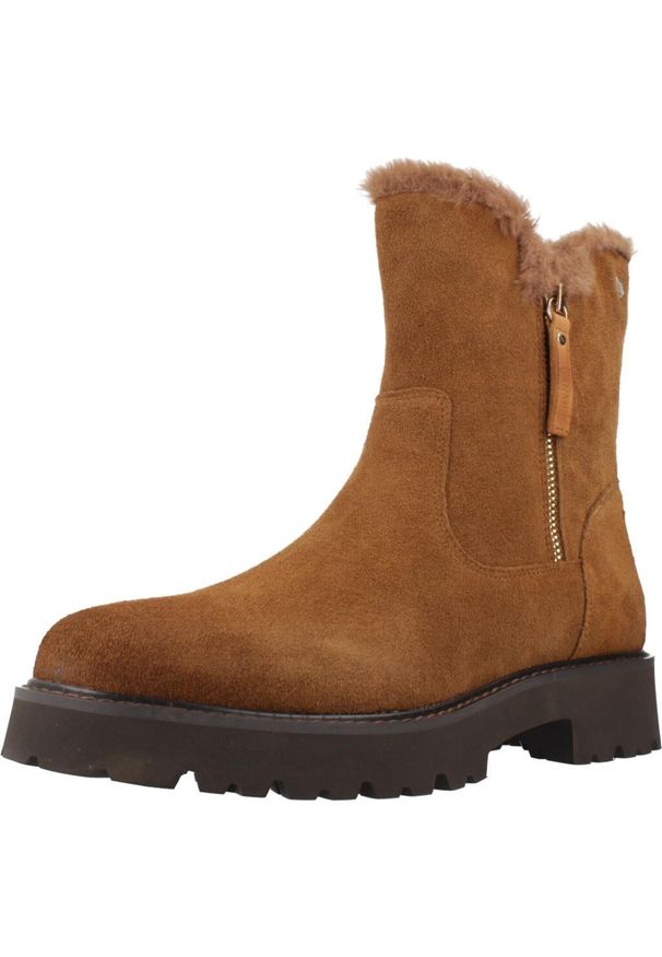 Carmela - CARMELA 162718C Brązowy. Kolor: brązowy. Materiał: tkanina, skóra. Styl: sportowy