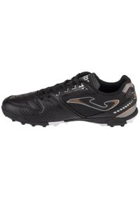 Buty piłkarskie męskie Joma DRIBLING 2401 TURF DRIW2401TF. Zapięcie: sznurówki. Kolor: czarny. Materiał: guma, materiał, syntetyk. Szerokość cholewki: normalna. Sport: piłka nożna