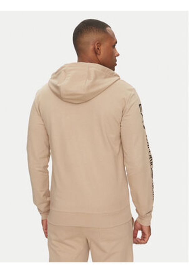 EA7 Emporio Armani Bluza 7M000568 AF13512 M1013 Beżowy Regular Fit. Kolor: beżowy. Materiał: bawełna