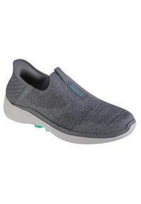 skechers - Buty sportowe Sneakersy damskie, Skechers Go Walk 6 Fabulous View Slip-ins. Kolor: szary. Sport: turystyka piesza #1
