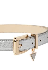 Guess Pasek Damski BW9256 P5325 Srebrny. Kolor: srebrny. Materiał: skóra #3