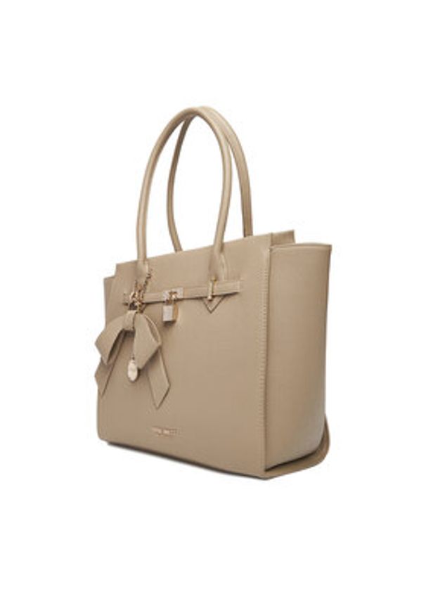 Nine West Torebka CEO-Chelsea-Charm-III-LX10186 Beżowy. Kolor: beżowy