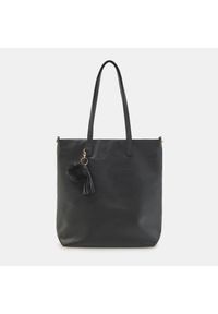 Sinsay - Torba shopper - Czarny. Kolor: czarny #1