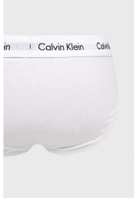 Calvin Klein Underwear - Slipy (3-pack). Kolor: wielokolorowy. Materiał: bawełna, dzianina, elastan. Wzór: gładki #4