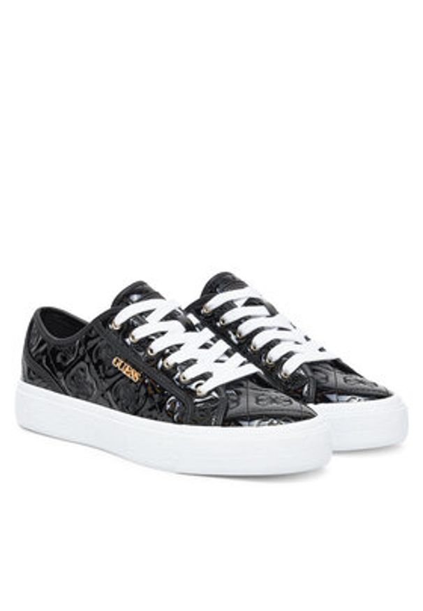 Guess Sneakersy FLTJLV FAL12 Czarny. Kolor: czarny. Materiał: skóra