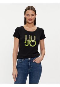 Liu Jo T-Shirt VA4227 JS360 Czarny Regular Fit. Kolor: czarny. Materiał: wiskoza #1