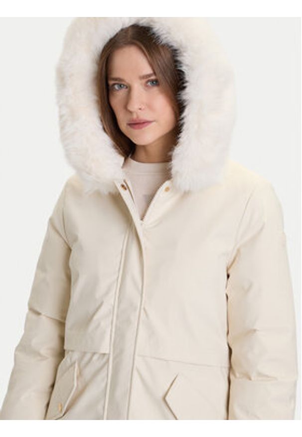 Rinascimento Kurtka zimowa CFC0122158003 Écru Regular Fit. Materiał: syntetyk. Sezon: zima