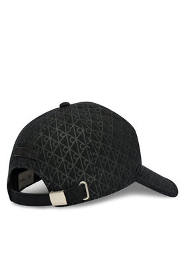 Calvin Klein Czapka z daszkiem Emblem Print W Leather Patch Cap LV04D5029G Czarny. Kolor: czarny. Materiał: bawełna. Wzór: nadruk
